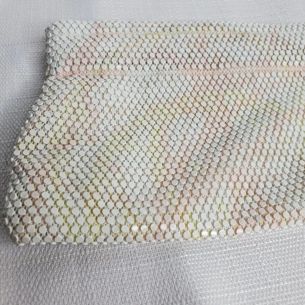 Vintage Iridescent Pinch Open Small Clutch
